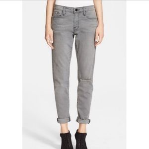 Frame Denim Le Garçon Ashland Distressed Jeans Size 27